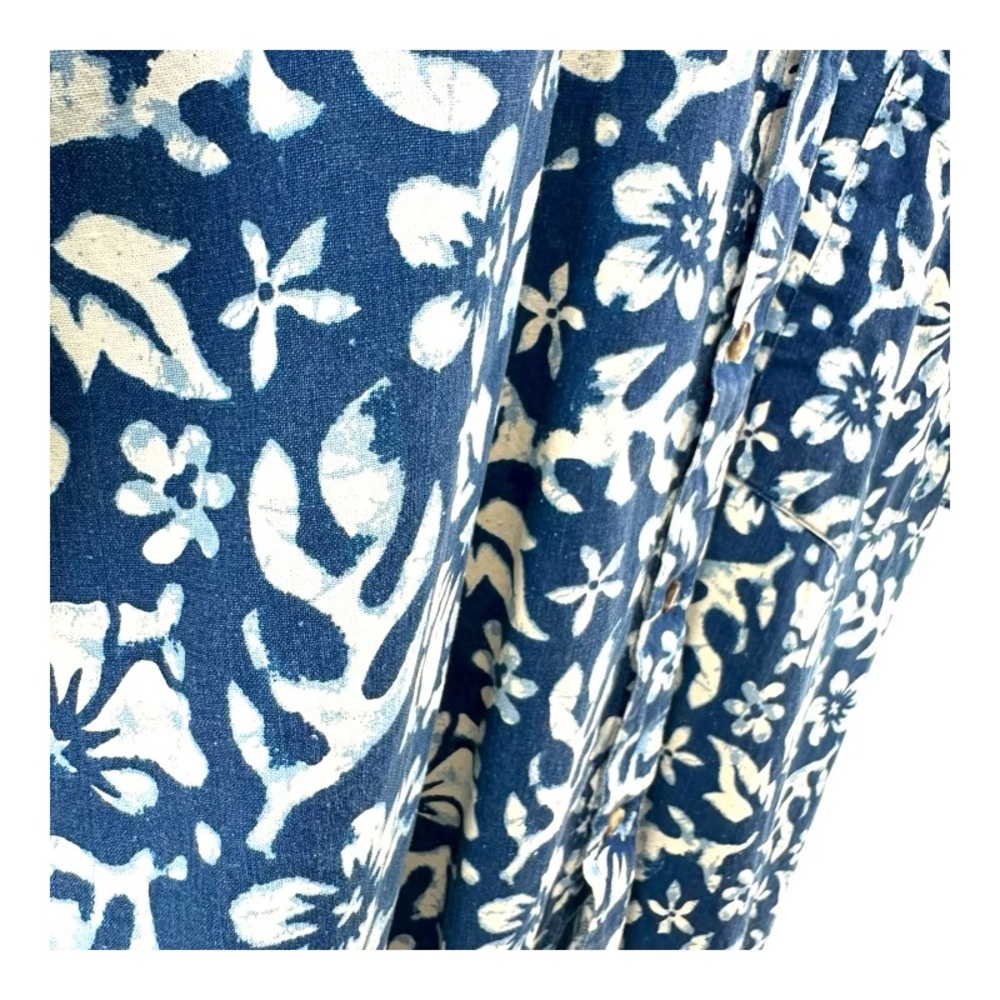 McGregor Men’s L Large VTG 80’s Cotton Blue SS Button Shirt Hawaiian‎ Vintage - Picture 6 of 12